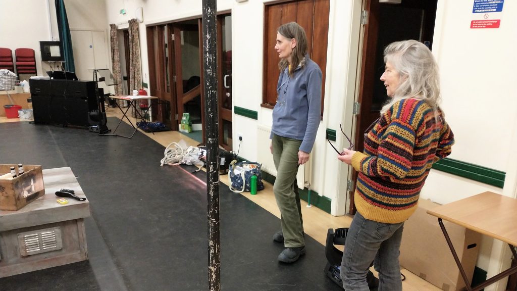 Bridget and Head of Wardrobe, Jill